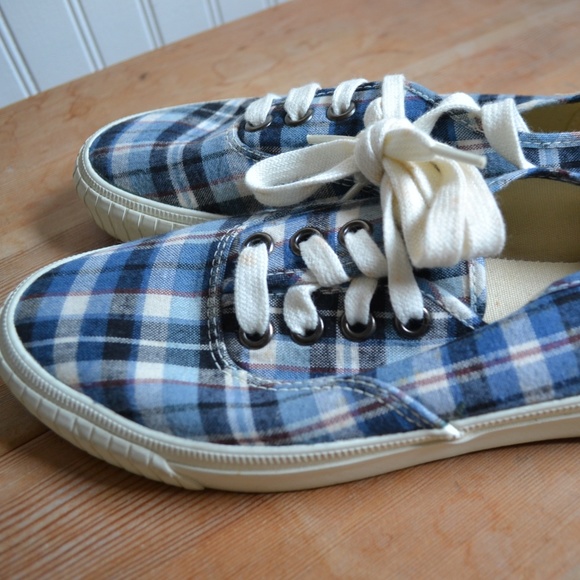 womens plaid tennis shoes